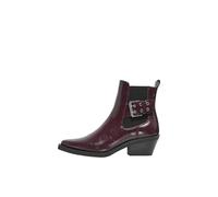 ONLY Femme Boot Bottines Onlamie-1 Buckle, Bordeaux, 40 EU