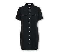 ONLY Femme Dress Onllisa Robe Gua S/S DNM, Noir Délavé, XL EU