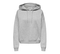 ONLY Femme Hoodie Oversize Onlsweat L/S Sweat À Capuche Surdimensionné Pkt SWT, Gris Clair Chiné, M EU