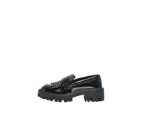 ONLY Femme Loafer Onlbetty-12 Tassels Studs Mocassins, Noir, 38 EU