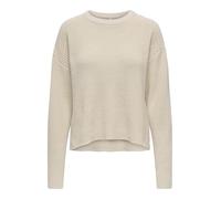 ONLY Femme O-Neck Pullover Onlluna Ls Pull À Col Rond KNT Nca, Bouleau, L EU