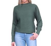 ONLY Femme Onladaline L/S Short Pullo KNT Noos Pull-Over, Baume Green, S EU
