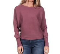 ONLY ONLADALINE Life L/S Short PULLO KNT Noos Pull-Over, Rose/Marron, L Femme