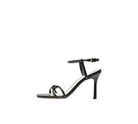 ONLY Femme Onlalyx-16 Sandales à Talons en polyuréthane-Noos, Noir, 39 EU