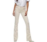 Only Femme Onlblush Life Mid Flared Bb Dot019 Jeans, Ecru, M EU
