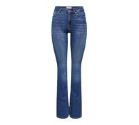 Only ONLBLUSH Mid Flared DNM TAI021 Noos, Jeans aux Femmes, Dark Blue Denim, M/32