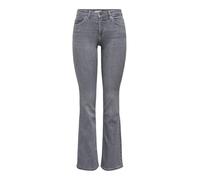 Only Jean ONLBLUSH évasé denim gris Femme Taille XS / L34