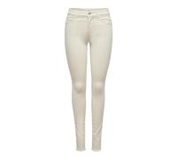 Only Jeans Onlblush Mid SK AK RW DNM Dot019 Noos – écru – XS (EU)