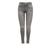 ONLY Femme Onlblush Mid SK AK RW DST DNM Rea724noos Jeans, Medium Grey Denim, XL / 32L EU