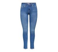 ONLY Femme Onlblush Mid SK Ank RW DNM Rea1319 Noos Jeans, Medium Blue Denim, L EU