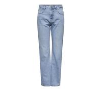 ONLY Femme Onlblush Mid Straight DNM Tai467 Noos Jean Coupe Droite, Light Blue Denim, M EU