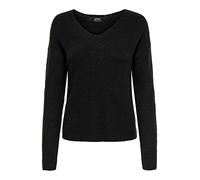 ONLY Women's ONLCAMILLA Pull col en V L/S KNT Noos Noir Taille L