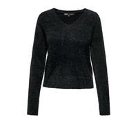 Only Pull col V femme Ella Piumo Noir XL