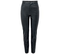 Only Femme Onlemily Hw St Ank Faux Pnt Noos Pantalon, Noir, L EU