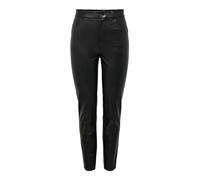 Only Pantalon Onlemily Hw St Ank Faux Pnt Noos, Noir, M EU