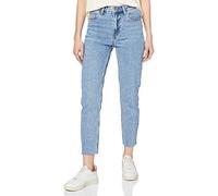 ONLY Femme Onlemily Hw St Raw Crop Ank Mae06 Noos Jeans, Light Blue Denim, 29W / 34L EU