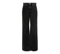 Only Femme Onlhope Ex Hw Wide Dnm Ana129 Noos Jeans, Black Denim, 26W / 30L EU