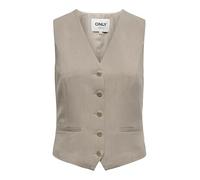 ONLY Femme Onliris-hattie Waistcoat Tlr Gilet, Gris Foncé Mélangé, 42 EU