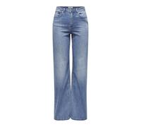 ONLY Jean Onljuicy-Wauw Hw Wide DNM Gua113 Noos – jambes larges – Denim bleu médium – S / 32L