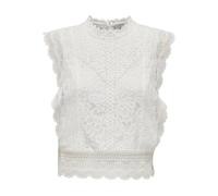 Only Femme Onlkaro S/L Lace Top WVN Haut, Cloud Dancer, XL EU