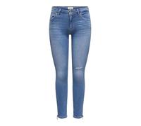 ONLY Femme Onlkendell Reg SK Zip AK DST Tai582 Noos Jeans, Light Medium Blue Denim, 30W / 32L EU