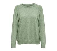 Only Femme Onllesly Kings L/S Pullover Knt Noos Pull, Vert (Basil Basil), M EU