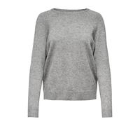 Only Femme ONLLESLY Kings L/S Pullover KNT Noos Sweater, Medium Grey Mélange, S