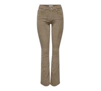 ONLY Femme Onlmary Global Mid Sweetf Cord CC Pnt Rp Pantalons, Fossile, 38W / 30L EU