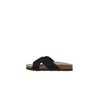 ONLY Femme Onlmaxi Madison-1 Cross PU Nubuc Slipon, Noir, 39 EU