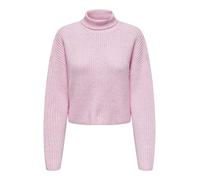 Only Femme Onlmelanie L/S À Col Roulé KNT Pull en Tricot, Pink Lady, XS EU