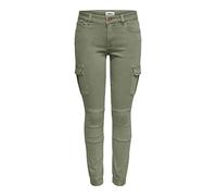 Only Femme Onlmissouri Reg Ank Cargo Pnt Noos Pantalon, Vert (Oil Green Oil Green), 36W / 32L EU