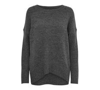 ONLY Femme Onlnanjing L/S Pullover KNT Noos, Dark Grey Melange, M EU