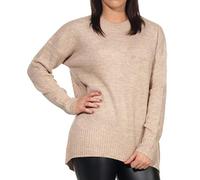 ONLY Pull-over 'ONLNanjing' beige chiné, Taille M