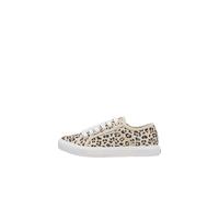 ONLY Femme Onlnicola Canvas Sneaker Print Basket, Ivoire, 38 EU
