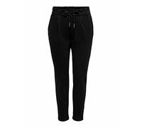 Only Pantalon Poptrash – élégant stretch à pince – Noir Taille XL / 34L