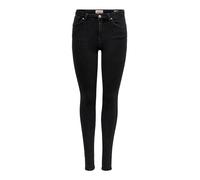 Only Femme Onlpower Mid Ph Up Bb 3659 Noos Jean skinny, Noir (Black Black), M 30L EU