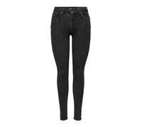 Only Femme Onlpower Mid Push Up Rea3722 Noos Jean skinny, Gris (Medium Grey Denim Medium Grey Denim), L EU
