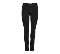 Only Femme Onlrain Jeans, Black Denim, XS EU