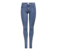 Only Femme Onlrain Life Reg Skinny DNM Noos Jeans, Denim Bleu Moyen/Détails : Pim430, XS / 30L EU