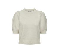 ONLY ONLRICA Life 2/4 Pullover EX KNT, Pull-Over Femme, Birch/Detail:W. Melange,