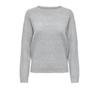 ONLY Femme Onlrica Life L/S Pullover KNT Noos, Light Grey Melange, S EU