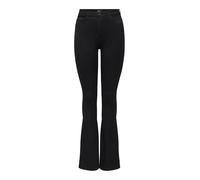 Only Femme Onlroyal High Sweet Flared 600 Jeans, Black Black, L EU