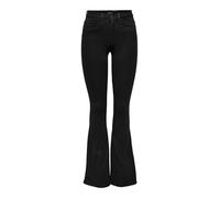 Only Femme Onlroyal High Sweet Flared 600 Jeans, Black Black, L EU