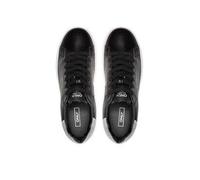 ONLY Femme Onlshilo-44 PU Classic Baskets, Black Detail Silver Glitter, 37 EU