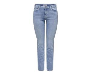 ONLY Femme Onlsui Mid Slim DNM Dia460 Noos Jean Coupe Droite, Bleu Jeans Clair, S X 30L EU