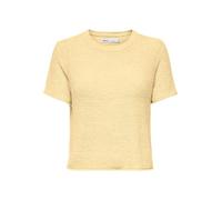 ONLY Femme Onlsunny S/S Pullover KNT Noos Haut Tricoté, Double Crème, L EU