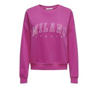 Only Femme Onlsweat L/S Crew Oversize State SWT Maillot De Survêtement, Rose, M EU