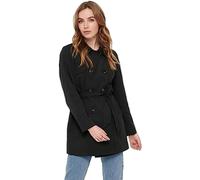 ONLY Femme Onlvalerie Cc Otw Trenchcoat, Noir, XL EU