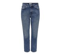 Only Femme ONLVENEDA Life MOM Jeans REA844 Noos Pantalons, Dark Blue Denim, S/34