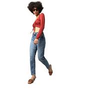 Only Femme ONLVENEDA Life MOM Jeans REA844 Noos Pantalons, Dark Blue Denim, XS/32